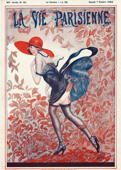 La Vie Parisienne 1922 Octobre 7 Sex Appeal | Sex Appeal Vintage Ads and Covers 1891-1970