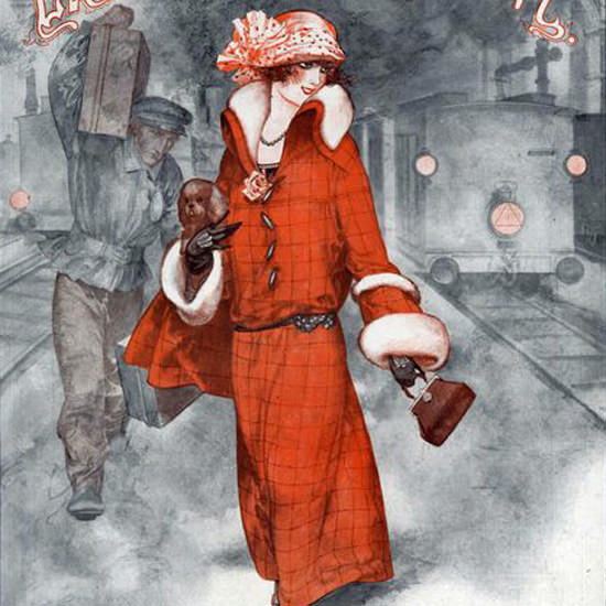 La Vie Parisienne 1923 Hors De La Fournaise Cheri Herouard crop | Best of 1920s Ad and Cover Art