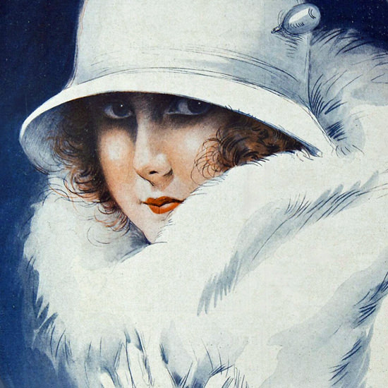 La Vie Parisienne 1923 Premiers Frissons Maurice Milliere crop | Best of 1920s Ad and Cover Art