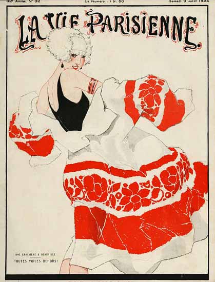 La Vie Parisienne 1924 Toutes Voiles Dehors Sex Appeal | Sex Appeal Vintage Ads and Covers 1891-1970