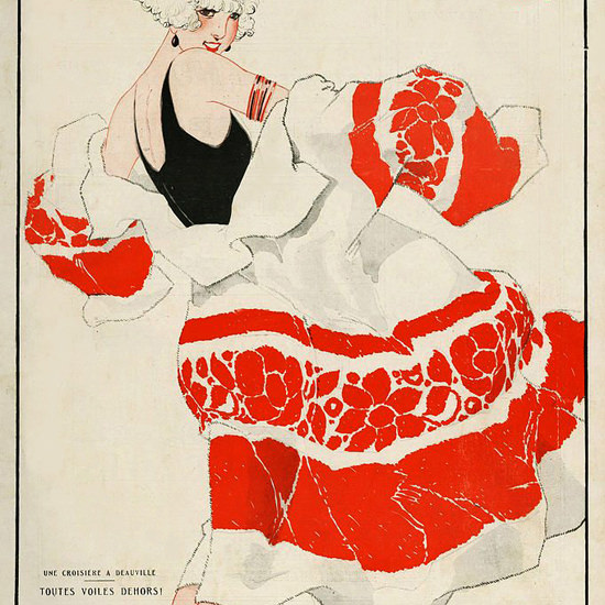 La Vie Parisienne 1924 Toutes Voiles Dehors crop | Best of 1920s Ad and Cover Art