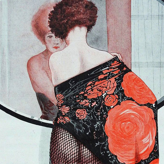 La Vie Parisienne 1925 Bien Au Teint Georges Leonnec crop B | Best of 1920s Ad and Cover Art