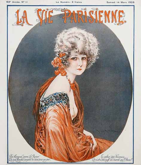 La Vie Parisienne 1925 Mars 14 Sex Appeal | Sex Appeal Vintage Ads and Covers 1891-1970