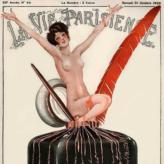 La Vie Parisienne 1925 Octobre 31 Georges Leonnec crop | Best of 1920s Ad and Cover Art