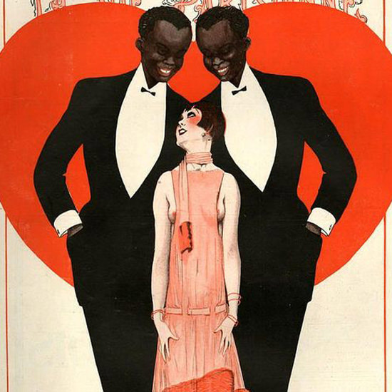 La Vie Parisienne 1925 Papillons Noirs Georges Leonnec crop | Best of Vintage Cover Art 1900-1970