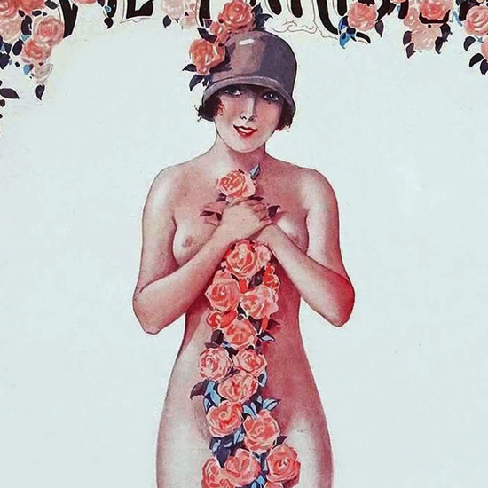 La Vie Parisienne 1925 Rosier Grimpant Georges Leonnec crop B | Best of 1920s Ad and Cover Art