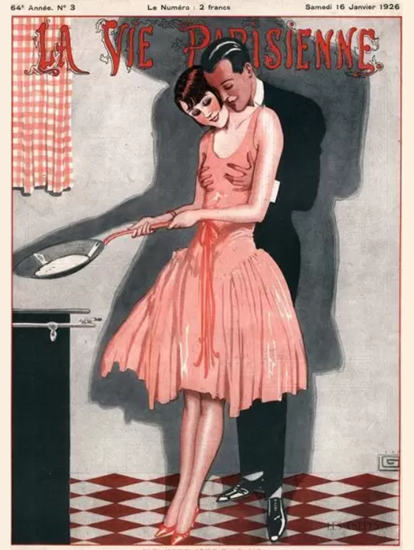 La Vie Parisienne 1926 Janvier 26 Sex Appeal | Sex Appeal Vintage Ads and Covers 1891-1970