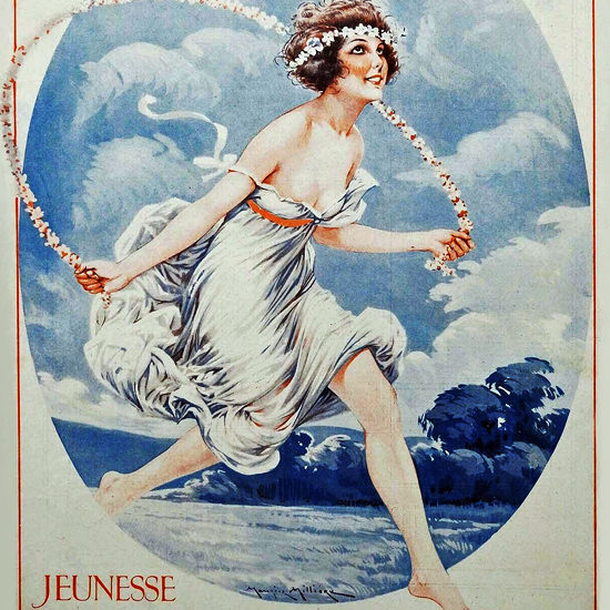 La Vie Parisienne 1926 Jeunesse Maurice Milliere crop | Best of 1920s Ad and Cover Art