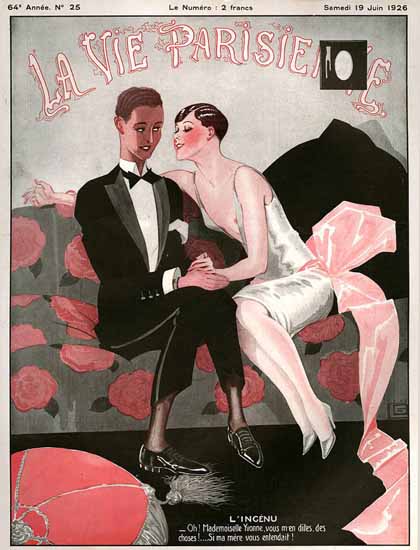 La Vie Parisienne 1926 L Ingenu Georges Leonnec | La Vie Parisienne Erotic Magazine Covers 1910-1939