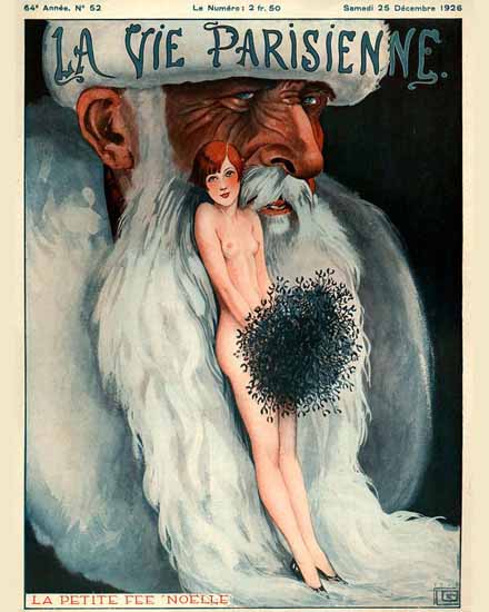 La Vie Parisienne 1926 La Petite Fee Noelle Sex Appeal | Sex Appeal Vintage Ads and Covers 1891-1970