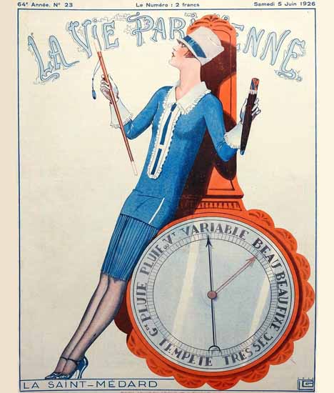 La Vie Parisienne 1926 La Saint-Medard Sex Appeal | Sex Appeal Vintage Ads and Covers 1891-1970