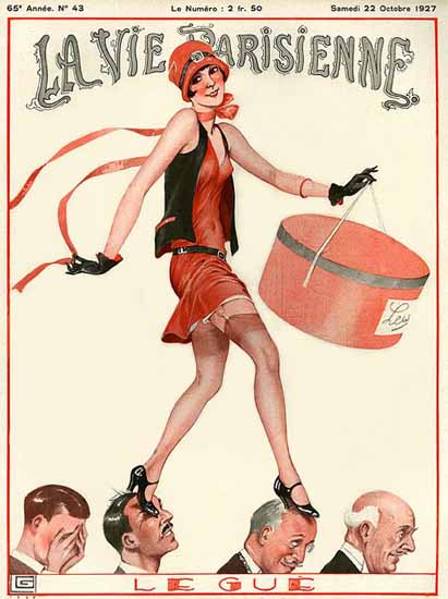 La Vie Parisienne 1927 Le Gue Georges Leonnec | La Vie Parisienne Erotic Magazine Covers 1910-1939