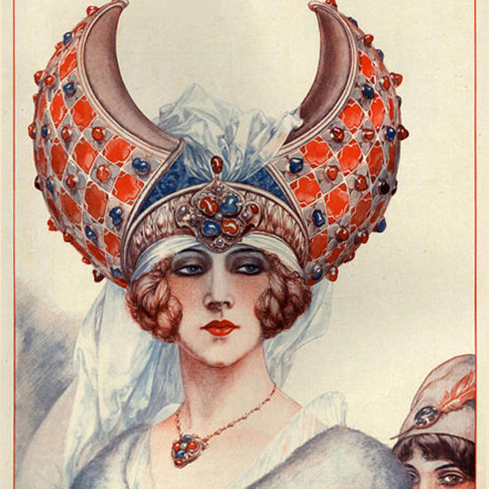 La Vie Parisienne 1927 Une Beaute Du Diable Cheri Herouard crop | Best of 1920s Ad and Cover Art