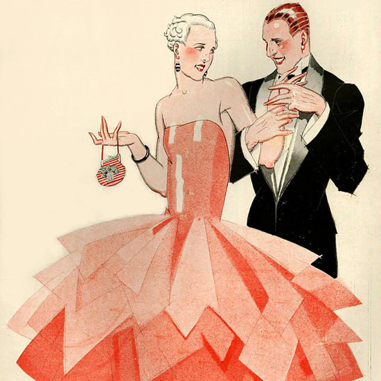 La Vie Parisienne 1928 Des Robes Actuelles Rene Vincent crop | Best of 1920s Ad and Cover Art