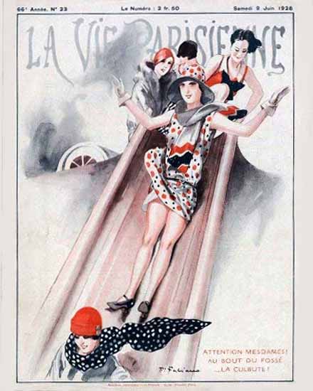 La Vie Parisienne 1928 La Culbute Sex Appeal | Sex Appeal Vintage Ads and Covers 1891-1970