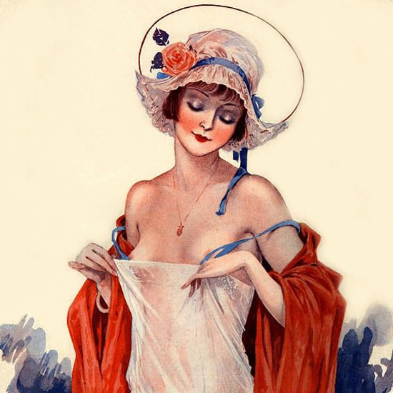 La Vie Parisienne 1928 Seins De Catherine Georges Leonnec crop | Best of 1920s Ad and Cover Art