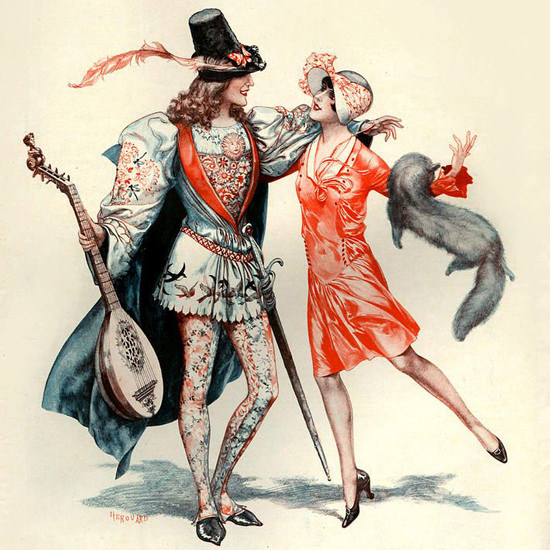 La Vie Parisienne 1929 Bonjour Printemps Cheri Herouard crop | Best of 1920s Ad and Cover Art
