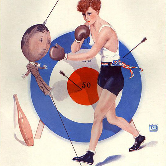 La Vie Parisienne 1929 Feminisme Integral Georges Leonnec crop | Best of 1920s Ad and Cover Art