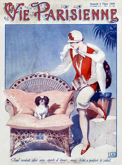 La Vie Parisienne 1929 Kiki Georges Leonnec | La Vie Parisienne Erotic Magazine Covers 1910-1939