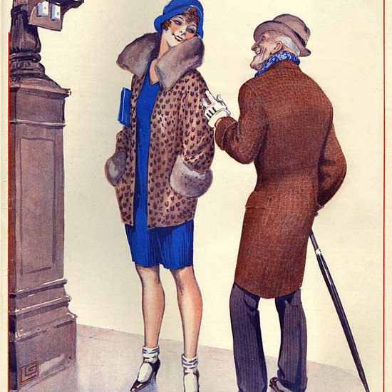 La Vie Parisienne 1929 La Greffe Georges Leonnec crop | Best of 1920s Ad and Cover Art