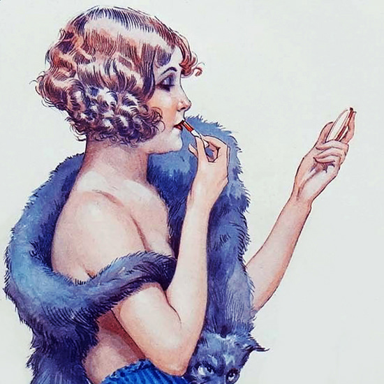 La Vie Parisienne 1929 Rouge Maurice Milliere crop B | Best of 1920s Ad and Cover Art