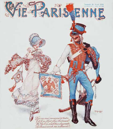 La Vie Parisienne 1930 Avril 26 Cheri Herouard | La Vie Parisienne Erotic Magazine Covers 1910-1939