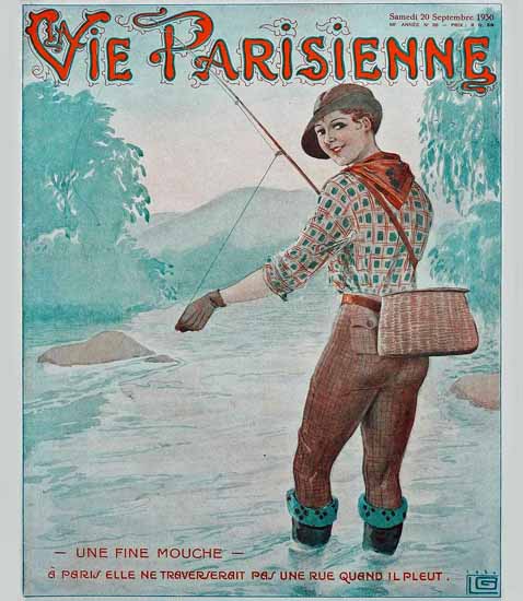 La Vie Parisienne 1930 Fine Mouche Georges Leonnec | La Vie Parisienne Erotic Magazine Covers 1910-1939