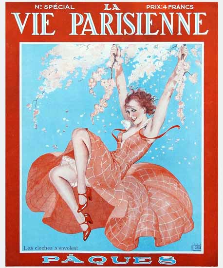La Vie Parisienne 1930 Les Cloches S Envolent Sex Appeal | Sex Appeal Vintage Ads and Covers 1891-1970