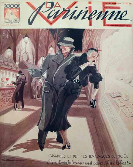 La Vie Parisienne 1931 Baraques De Noel Sex Appeal | Sex Appeal Vintage Ads and Covers 1891-1970