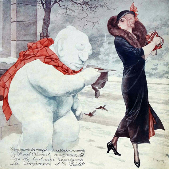 La Vie Parisienne 1931 Decembre 26 Cheri Herouard crop | Best of 1930s Ad and Cover Art