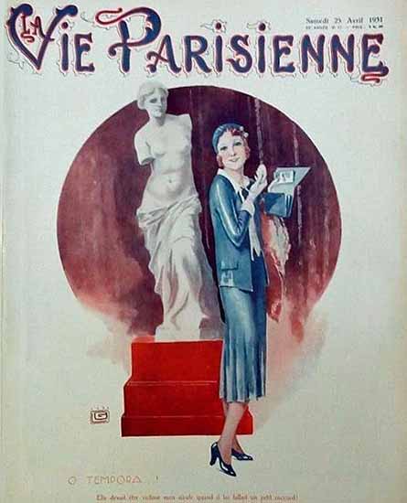 La Vie Parisienne 1931 O Tempora Georges Leonnec | La Vie Parisienne Erotic Magazine Covers 1910-1939