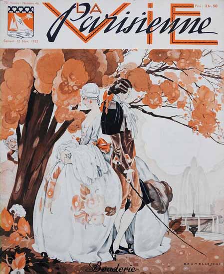 La Vie Parisienne 1932 Bouderie Umberto Brunelleschi | La Vie Parisienne Erotic Magazine Covers 1910-1939