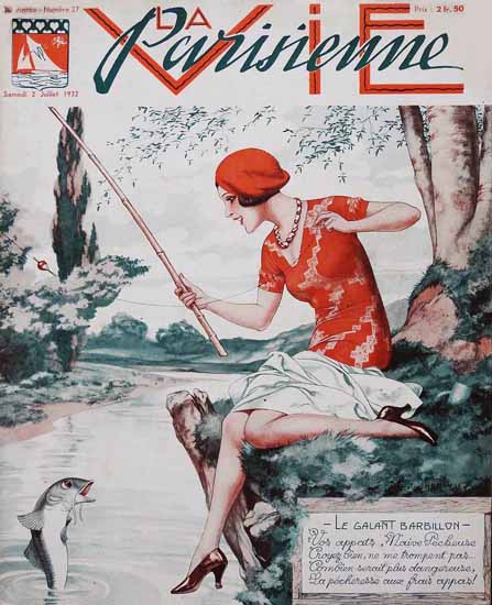 La Vie Parisienne 1932 Le Galant Barbillon Cheri Herouard | La Vie Parisienne Erotic Magazine Covers 1910-1939