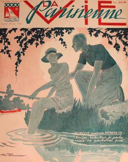 La Vie Parisienne 1932 Non Pecheresse Henry Fournier | La Vie Parisienne Erotic Magazine Covers 1910-1939