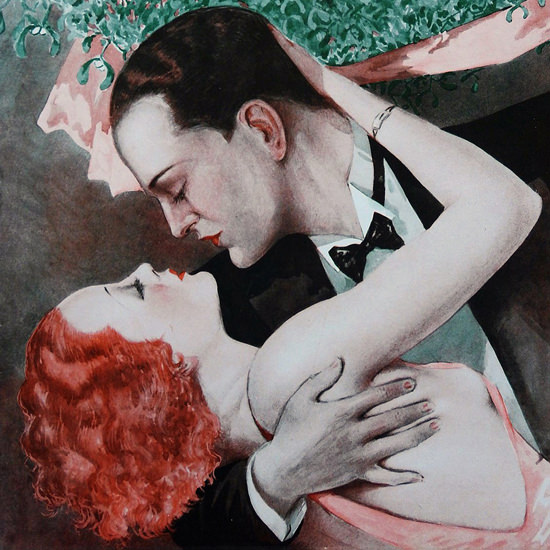 La Vie Parisienne 1933 Au Premier Des 12 Coups Georges Leonnec crop | Best of Vintage Cover Art 1900-1970
