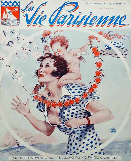 La Vie Parisienne 1933 D Tit Voyou Georges Leonnec | La Vie Parisienne Erotic Magazine Covers 1910-1939