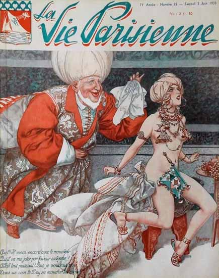 La Vie Parisienne 1933 Juin 3 Cheri Herouard | La Vie Parisienne Erotic Magazine Covers 1910-1939