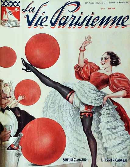 La Vie Parisienne 1933 Le Dernier Cancan Sex Appeal | Sex Appeal Vintage Ads and Covers 1891-1970