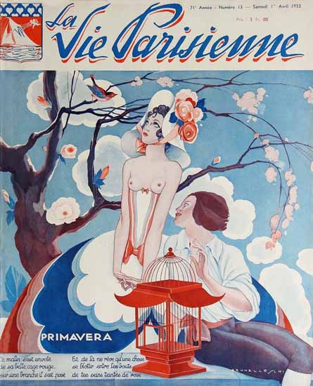 La Vie Parisienne 1933 Primavera Sex Appeal | Sex Appeal Vintage Ads and Covers 1891-1970