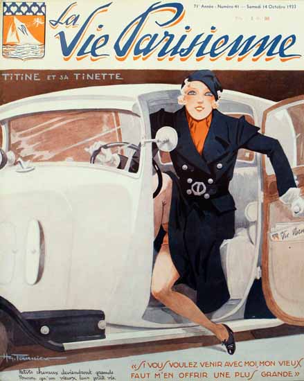 La Vie Parisienne 1933 Titine Et Sa Tinette Henry Fournier | La Vie Parisienne Erotic Magazine Covers 1910-1939
