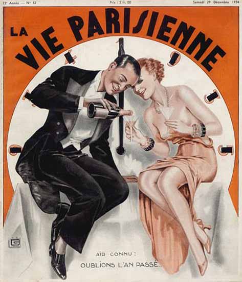 La Vie Parisienne 1934 Oublions Georges Leonnec Sex Appeal | Sex Appeal Vintage Ads and Covers 1891-1970