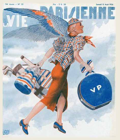 La Vie Parisienne 1936 Ailes Georges Leonnec | La Vie Parisienne Erotic Magazine Covers 1910-1939
