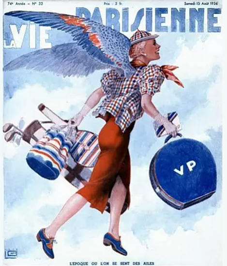 La Vie Parisienne 1936 L Epoque Des Ailes Georges Leonnec | La Vie Parisienne Erotic Magazine Covers 1910-1939