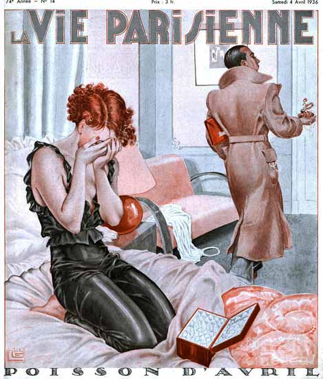 La Vie Parisienne 1936 Poisson D Avril Sex Appeal | Sex Appeal Vintage Ads and Covers 1891-1970