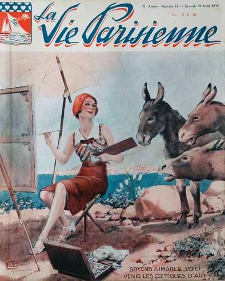 La Vie Parisienne 1937 Critiques D Art Georges Leonnec | La Vie Parisienne Erotic Magazine Covers 1910-1939