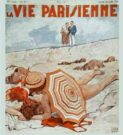 La Vie Parisienne 1937 L Exposition Georges Leonnec Sex Appeal | Sex Appeal Vintage Ads and Covers 1891-1970