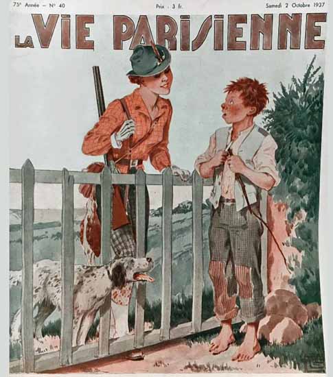 La Vie Parisienne 1937 Monsieur Georges Leonnec | La Vie Parisienne Erotic Magazine Covers 1910-1939