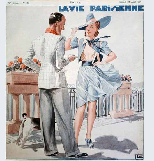 La Vie Parisienne 1939 Du Casino Georges Leonnec | La Vie Parisienne Erotic Magazine Covers 1910-1939