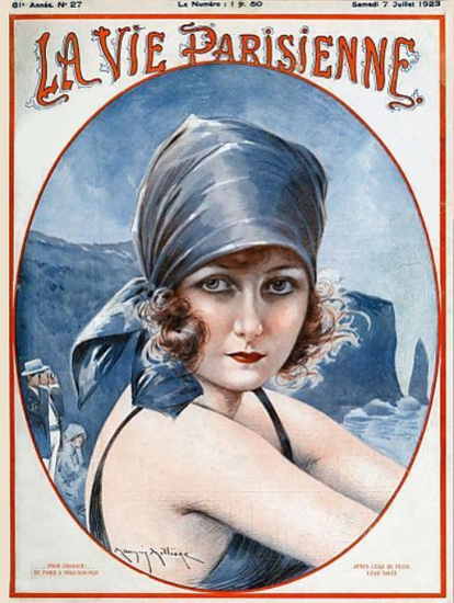 La vie Parisienne 1923 Juillet 7 Maurice Milliere | La Vie Parisienne Erotic Magazine Covers 1910-1939