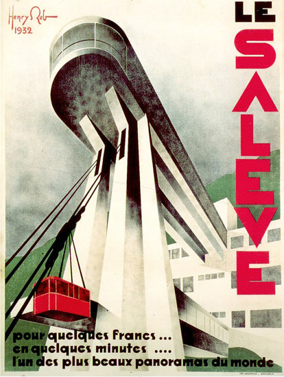 Le Saleve 1932 France | Vintage Travel Posters 1891-1970